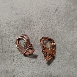 Matisse/Renoir vintage copper earrings
